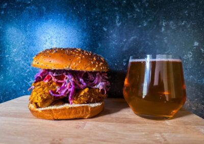 Lucky’s Crispy Chicken Burger